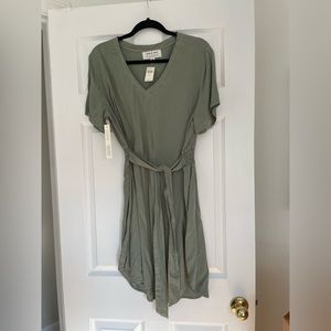 Anthropologie Tie T-Shirt Dress, tags on